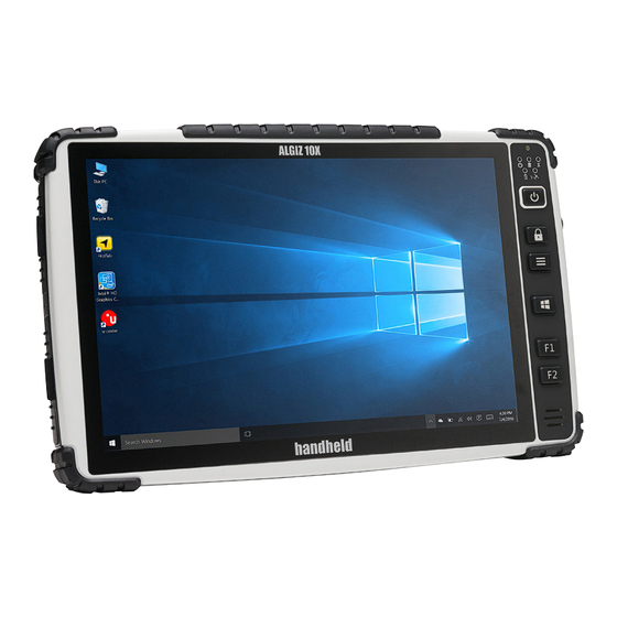 HandHeld ALGIZ 10X Kurzanleitung