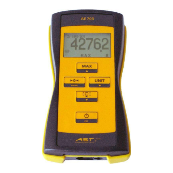 AST AE 703 Bedienungsanleitung