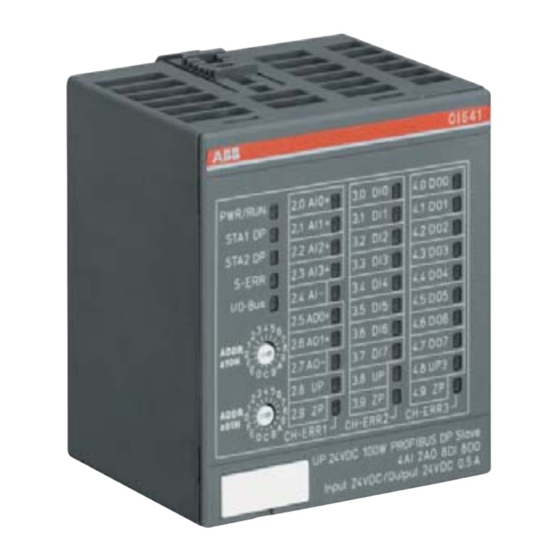ABB CI541-DP Montageanweisung
