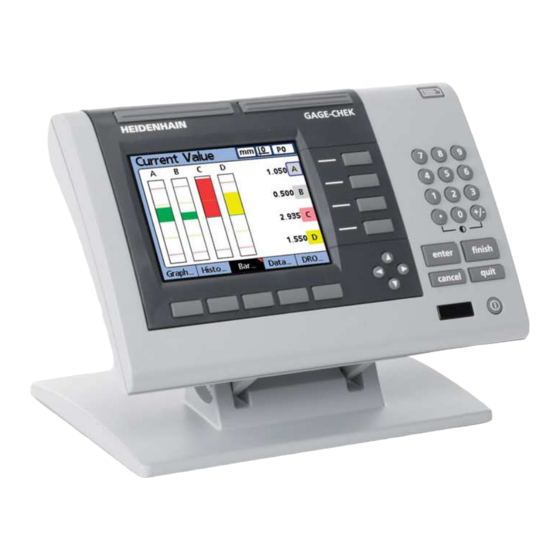 HEIDENHAIN ND 2100 G GAGE-CHEK Kurzanleitung