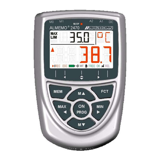 Almemo 2470-1S Bedienungsanleitung