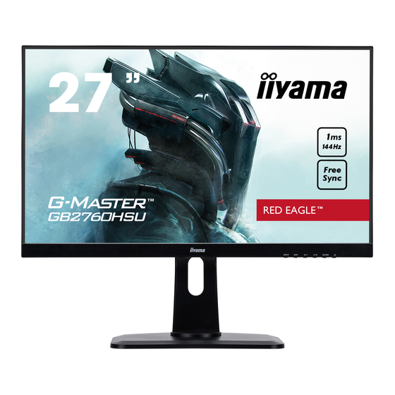 iiyama G-Master GB2760HSU Bedienungsanleitung