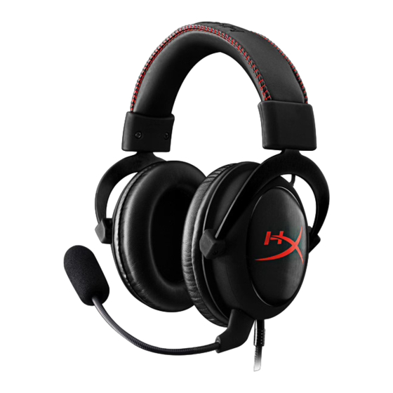 HyperX Cloud Core Wireless Schnellstartanleitung