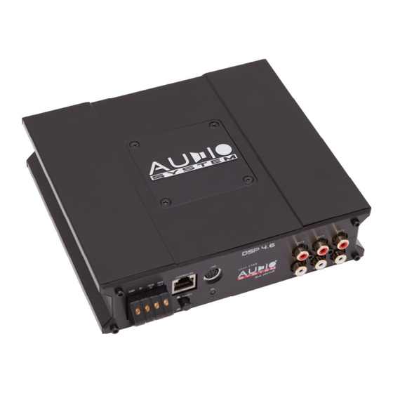 Audio System As-Dsp 4.6 Bedienungsanleitung