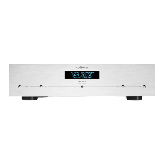 Audionet SAM 20 SE Bedienungsanleitung