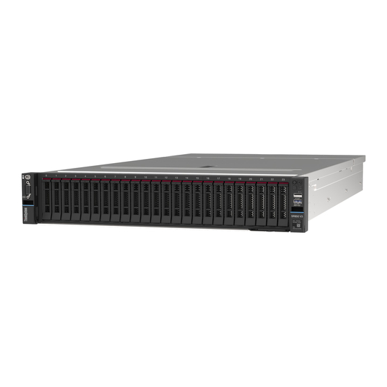 Lenovo ThinkSystem SR850 V3 7D96 Konfigurationshandbuch