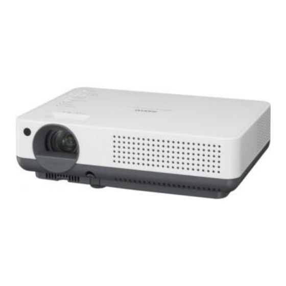 Sanyo PLC-XW57 Bedienungsanleitung