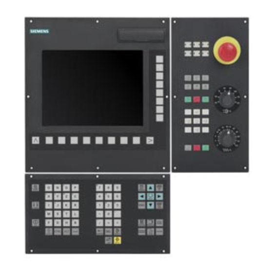 Siemens Sinumeric 802D Handbücher