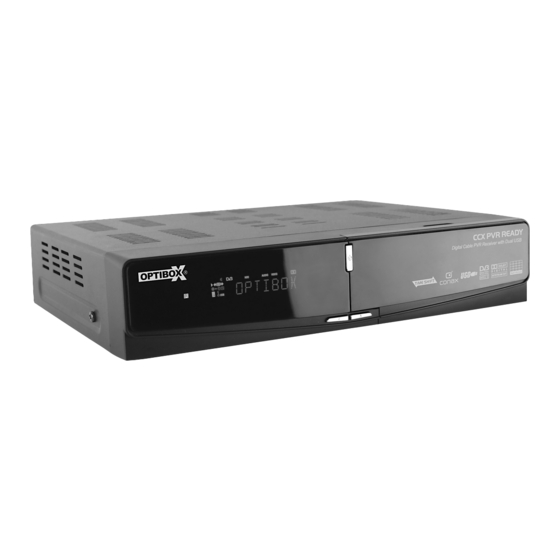 Optibox CCX PRV READY Bedienungsanleitung