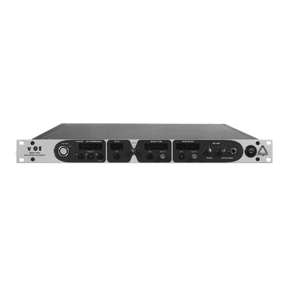 Junger Audio v 01 Bedienungsanleitung