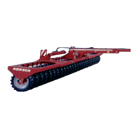 HORSCH Optipack 6 AS Betriebsanleitung