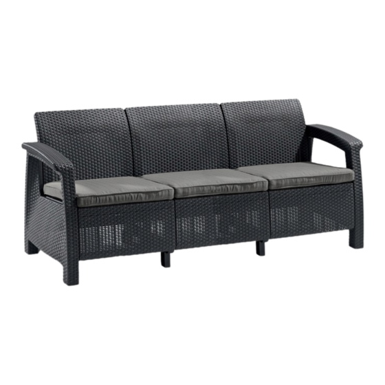 Keter Corfu Triple Set Montageanleitung