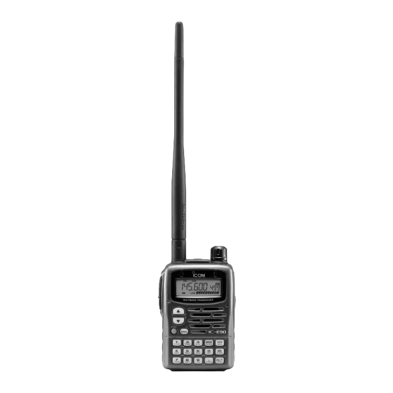Icom IC-E90 Bedienungsanleitung