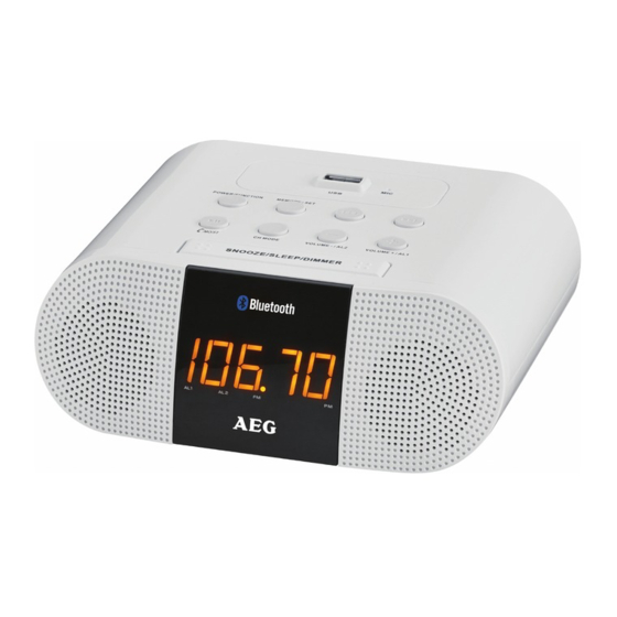 AEG MRC 4132 BT Bedienungsanleitung