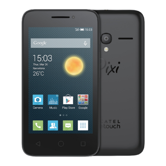 Alcatel One Touch Pixi 3 4.0 4013D Benutzerhandbuch