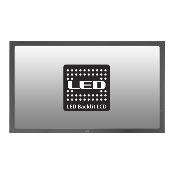 NEC MultiSync V423-TM Bedienungsanleitung