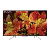 Sony Bravia KD-49XF87 Serie Einrichtungshandbuch