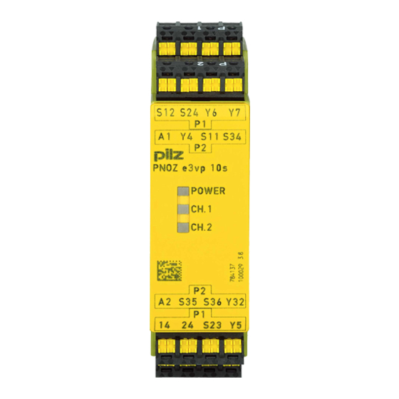 Pilz PNOZ e3vp 10 Betriebsanleitung