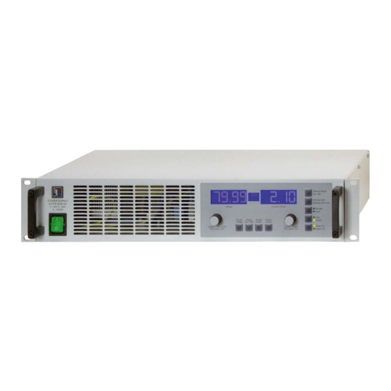 Elektro-Automatik PS 8000 2U Bedienungsanleitung