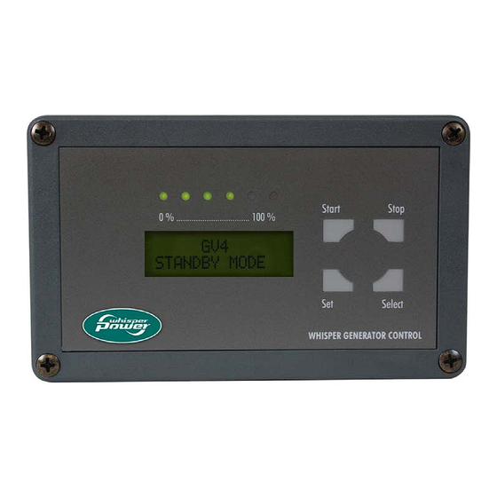 Whisper Power Digital Diesel Control Bedienungsanleitung