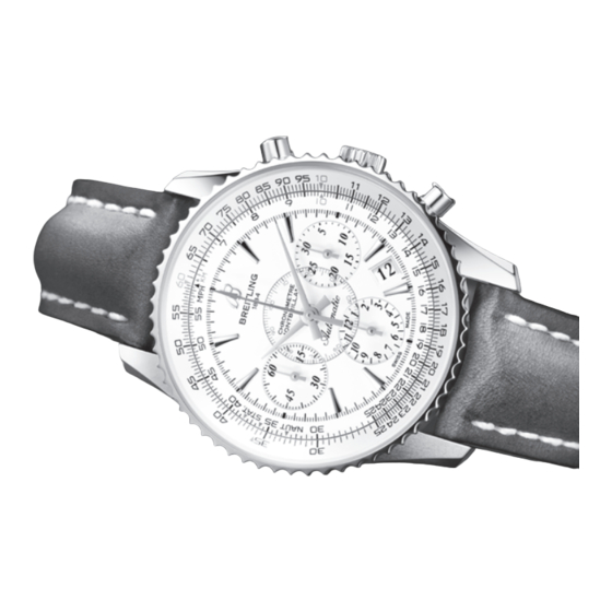 Breitling MONTBRILLANT 01 LIMITED Bedienungsanleitung