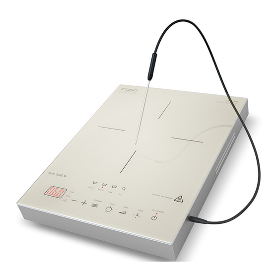 CASO DESIGN TC 2100 Thermo Control Original Bedienungsanleitung