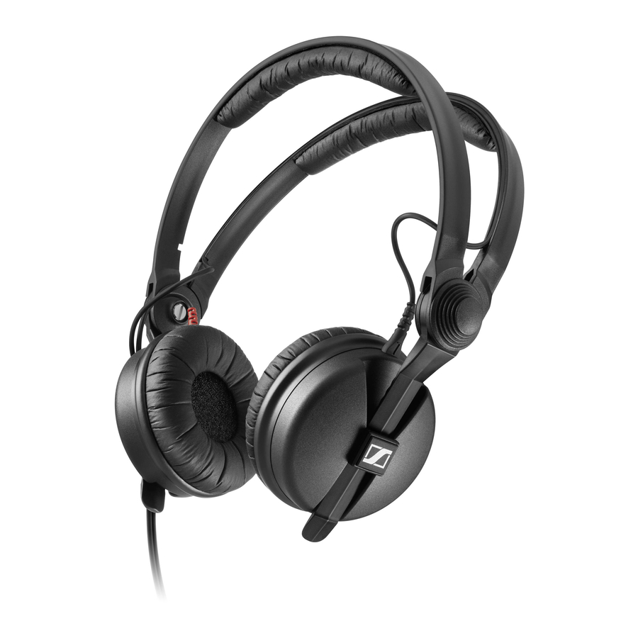 Sennheiser HD 25 Gebrauchsanleitung