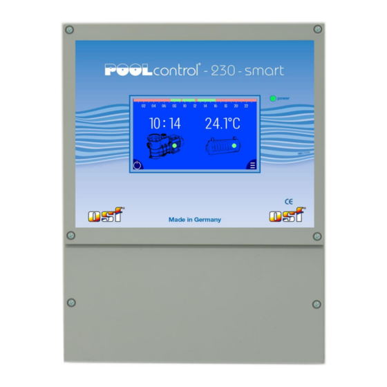 OSF POOLcontrol PC-230-smart Montage- Und Betriebsanweisung