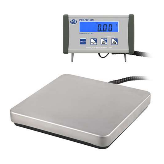 PCE -PB 150N Bedienungsanleitung