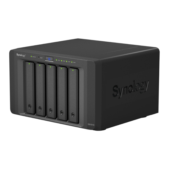 Synology DiskStation DS1515 plus Schnellinstallationsanleitung