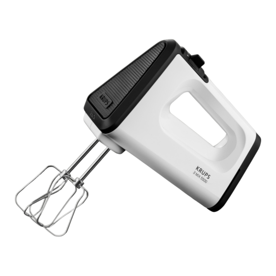 Krups 3MIX5500 Bedienungsanleitung