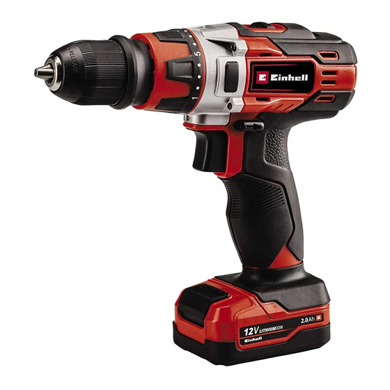 EINHELL TE-CD 12/1 3X-Li Originalbetriebsanleitung