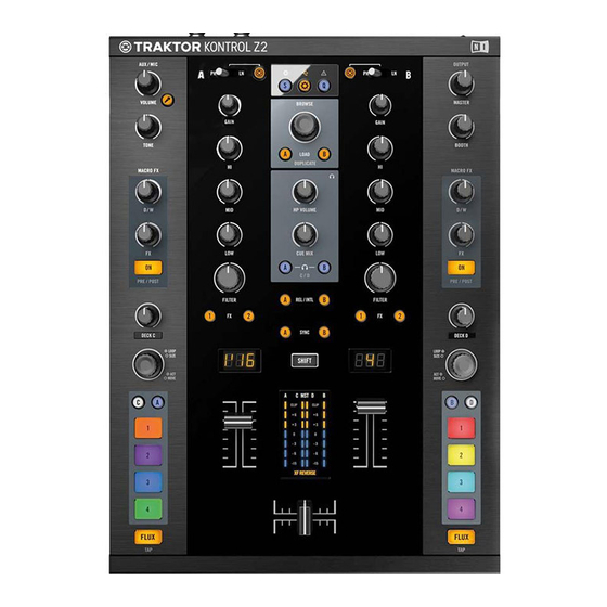 Native Instruments Traktor Kontrol Z2 Benutzerhandbuch