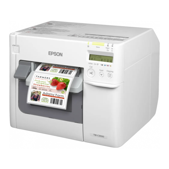 Epson TM-C3500 Schnellstart