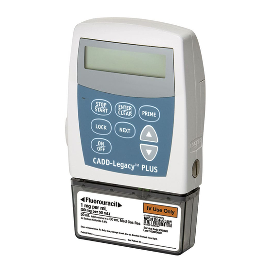 Smiths Medical CADD-Legacy PLUS Bedienungsanleitung