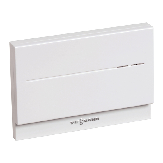 Viessmann Vitodata series Planungsanleitung