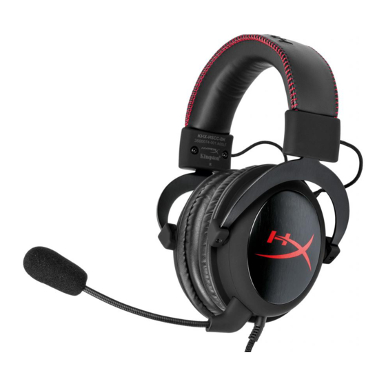 HyperX Cloud Core series Anleitung