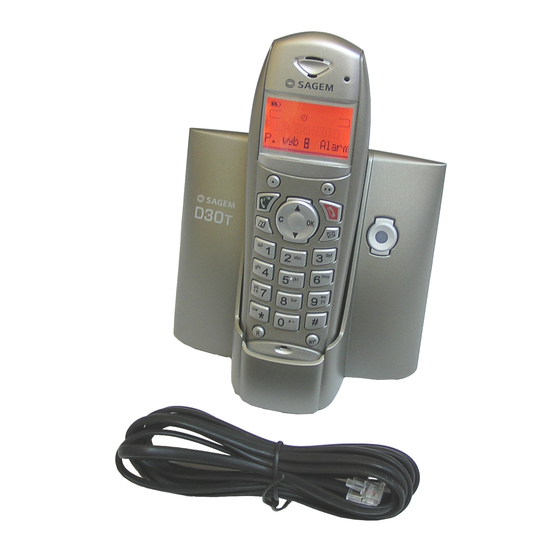 Sagem D30T Bedienungsanleitung