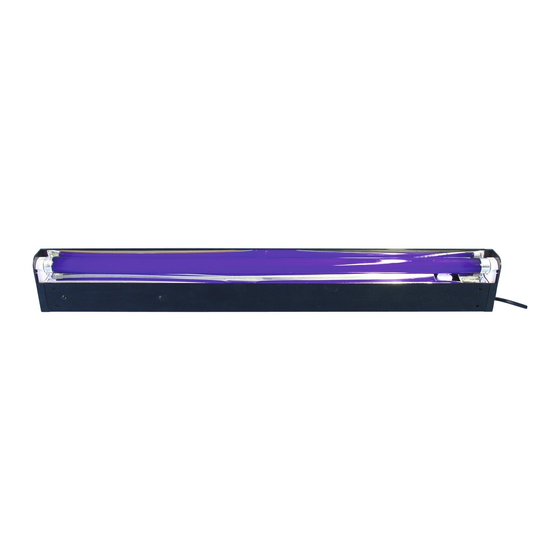 EuroLite UV-TUBE COMPLETE SET Bedienungsanleitung