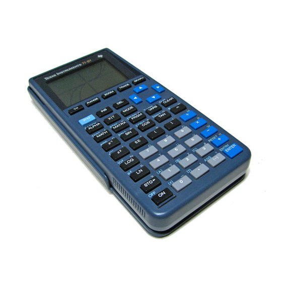 Texas Instruments TI-81 Handbuch