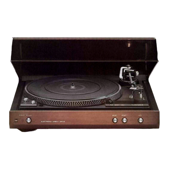 Dual CS 650 RC Serviceanleitung