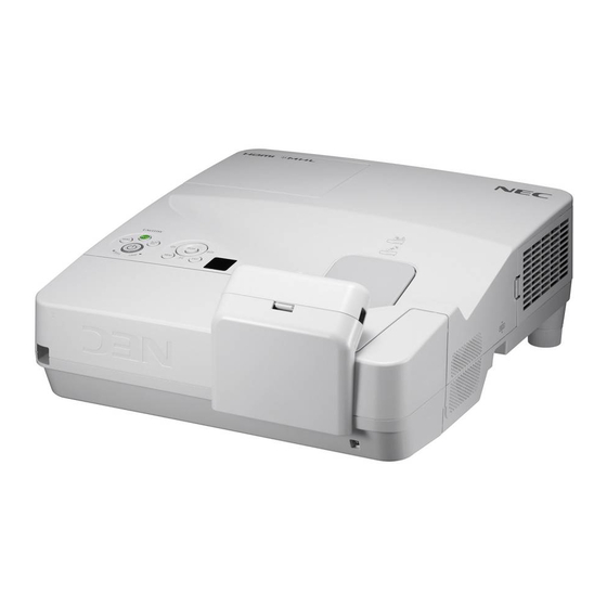 NEC UM351W Kurzanleitung