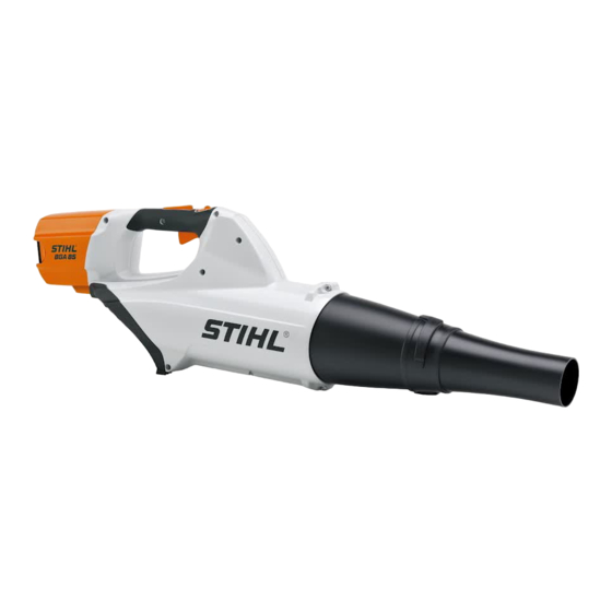 Stihl BGA 85 Gebrauchsanleitung