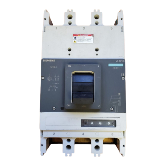 Siemens 3VL9800-3M.00 Betriebsanleitung