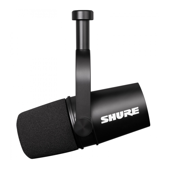 Shure MV7X Bedienungsanleitung