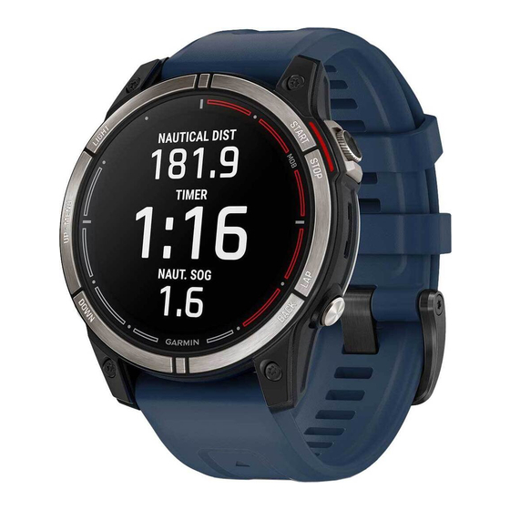 Garmin QUATIX 7 SAPPHIRE Benutzerhandbuch