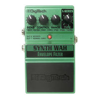 DigiTech Synth Wah Envelope Filter Handbuch