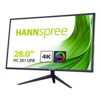 HANNspree HC281UPB Bedienungsanleitung