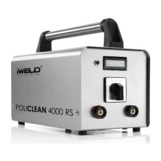 iWeld POLICLEAN 4000 RS Bedienungsanleitung