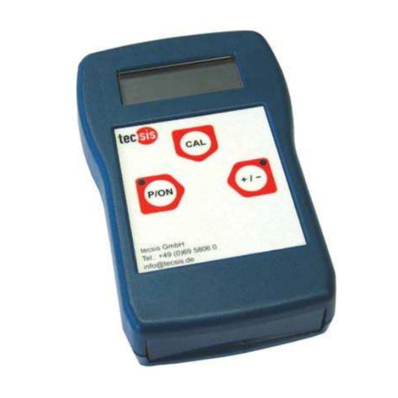 Tecsis E3906 Bedienungsanleitung